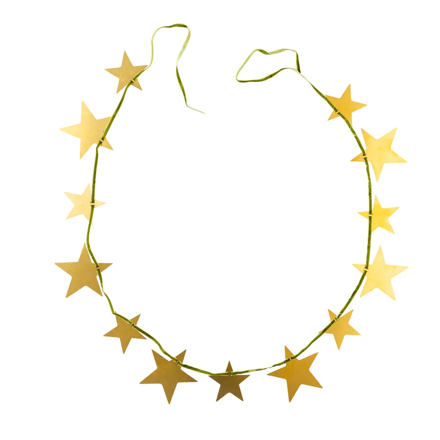 Christmas Memories Metal Stars Banner