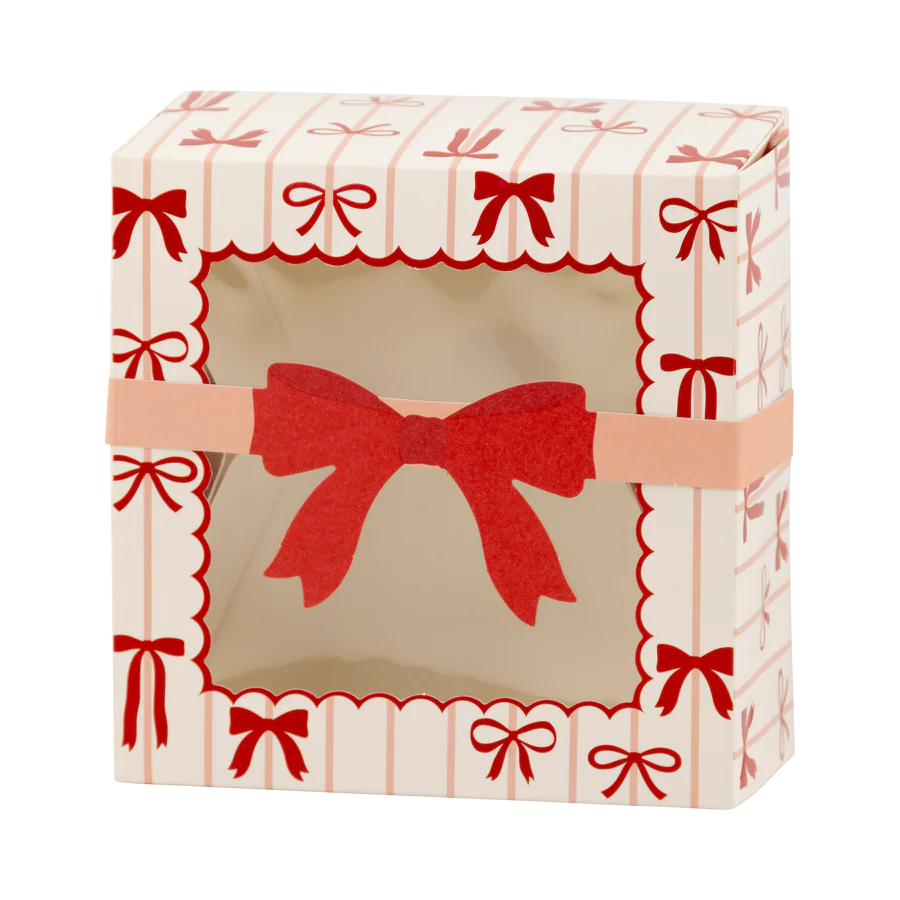 Red & Pink Bows Cookie Box