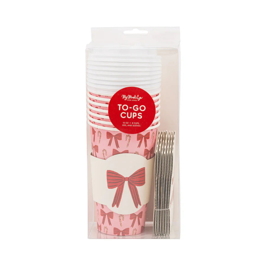 Bows and Canes TO-GO Cups