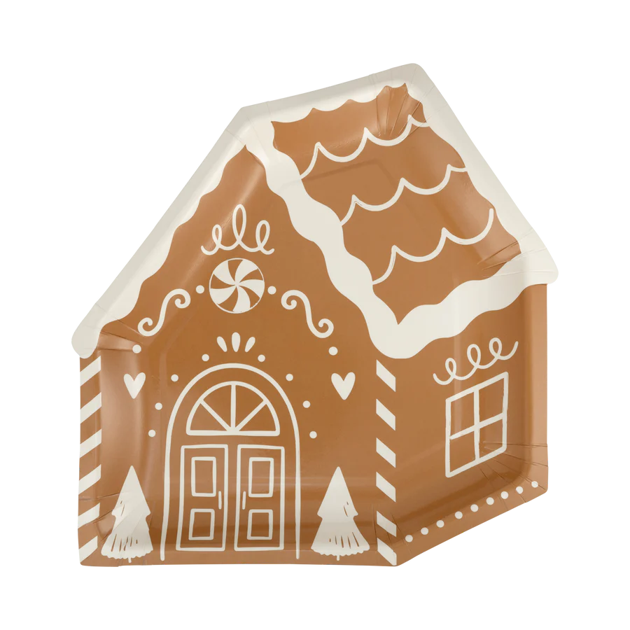 Gingerbread House Plate