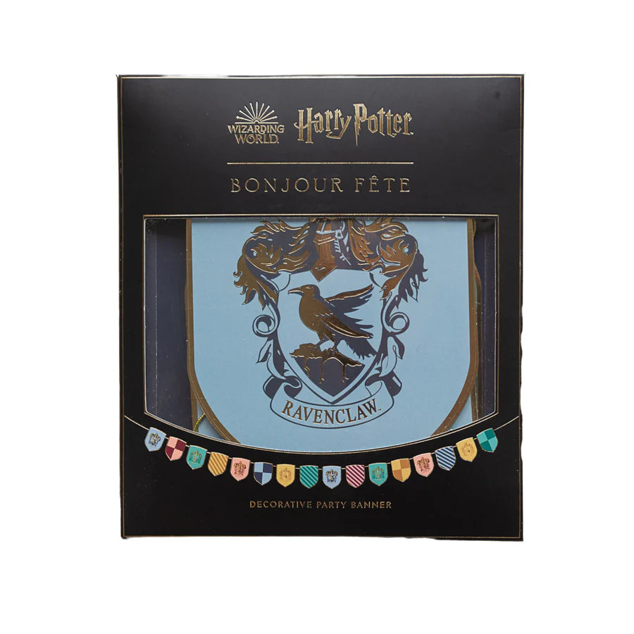 HARRY POTTER X BONJOUR FÊTE HOUSE PRIDE MULTICOLOR DECORATIVE HOGWARTS BANNER