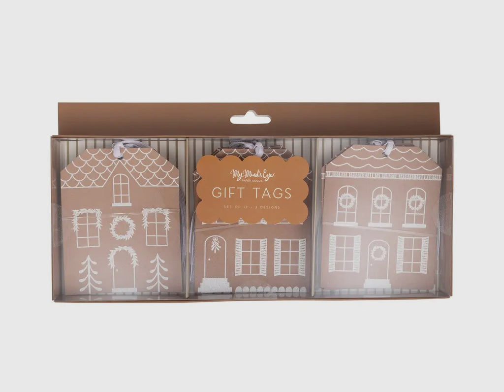 Gingerbread House Tag Set