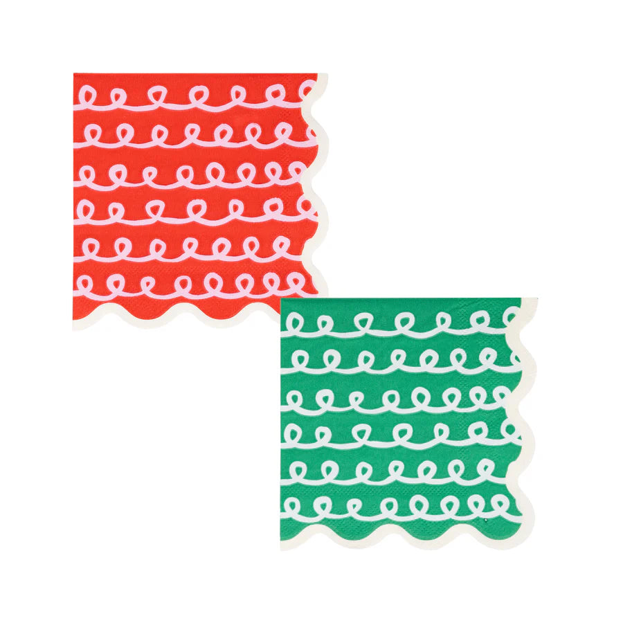 Frosting Cocktail Napkin