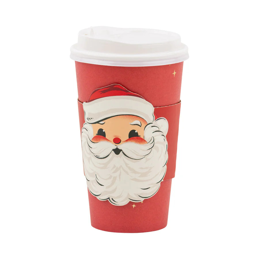 Retro Rosy Cheek Santa TO-GO Cups