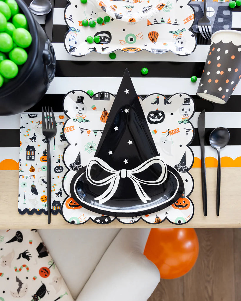 Witch Shaped Hat Plate