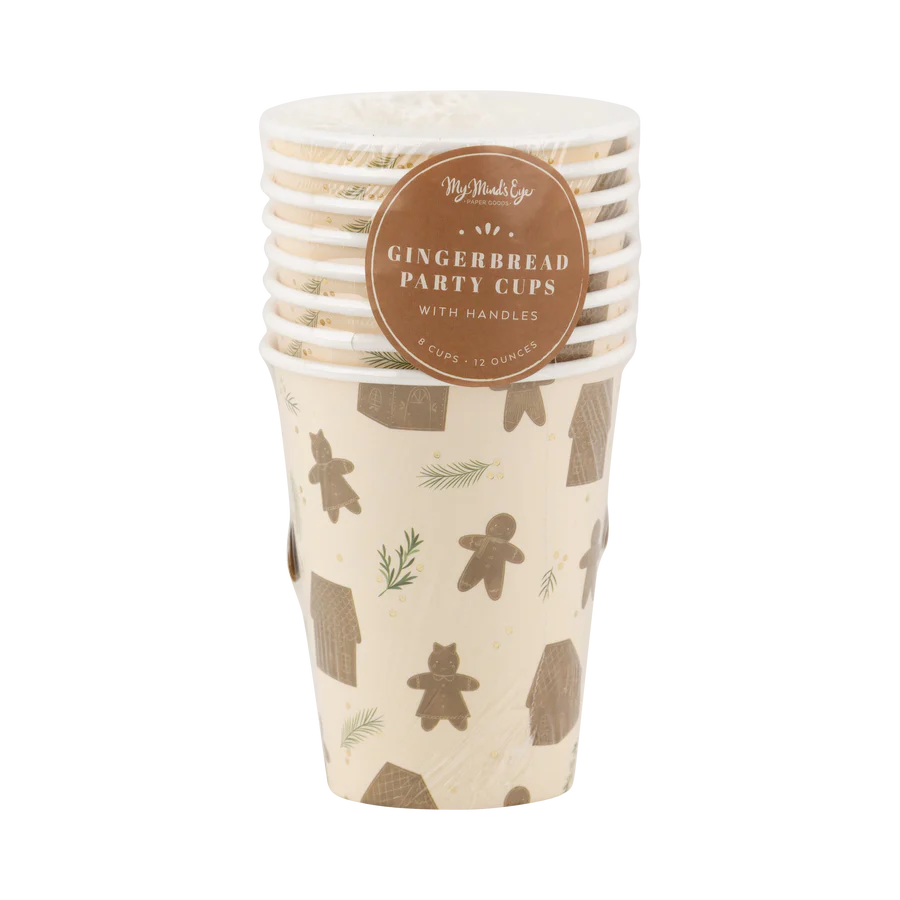 Whimsy Gingerbread Handled Paper Cup