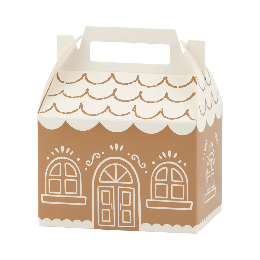 Gingerbread House Gable Treat Boxes