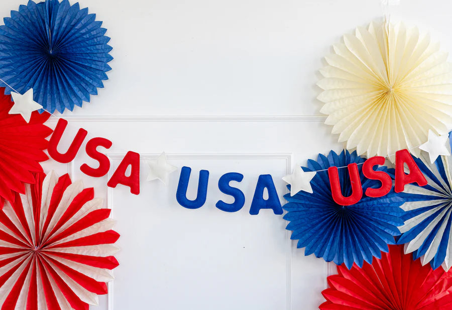 USA Felt Puffy Banner