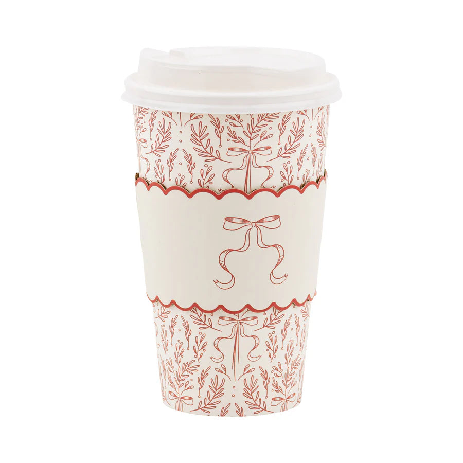 Christmas Red Bow TO-GO Cups