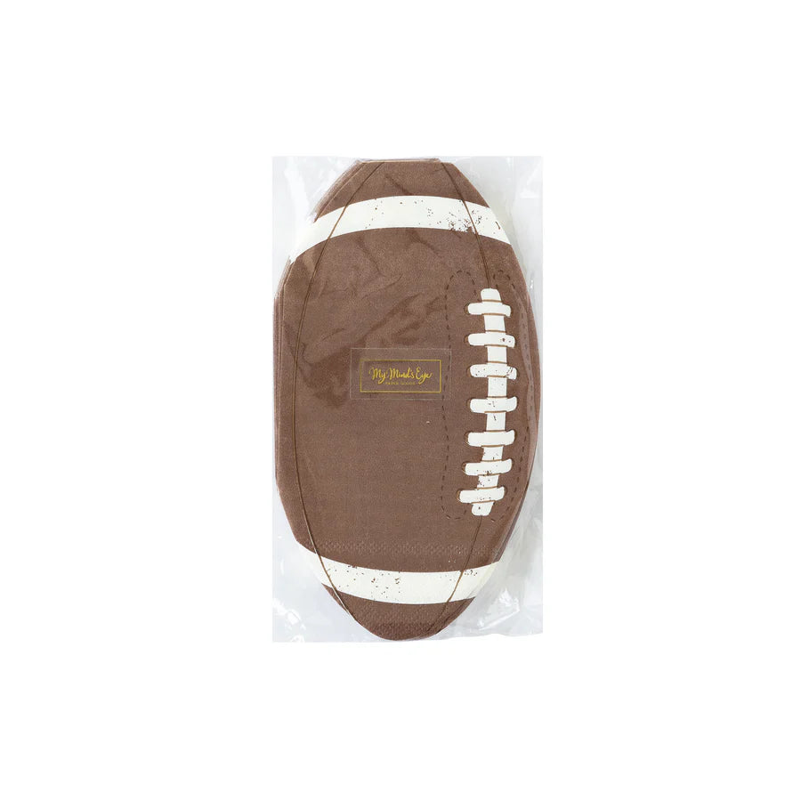 Football Shaped Paper Dinner Napkin