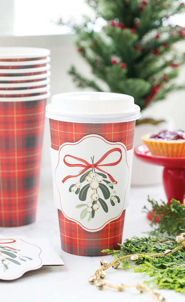 Mistletoe Plaid TO-GO Cups