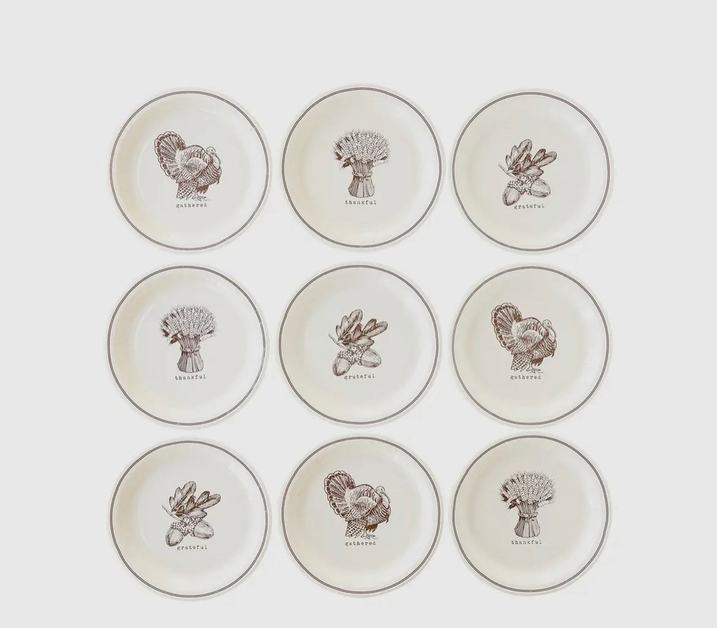 HARVEST ICON PAPER PLATE SET