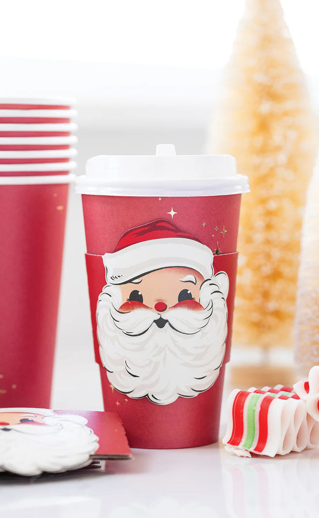 Retro Rosy Cheek Santa TO-GO Cups