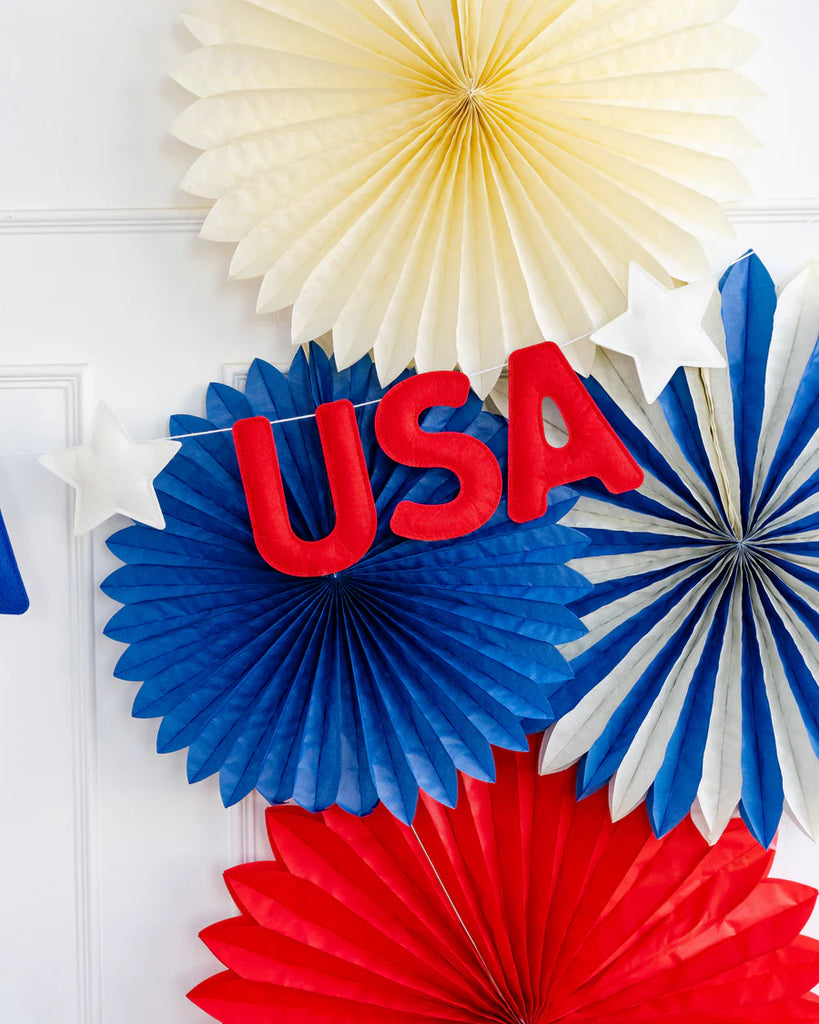 USA Felt Puffy Banner