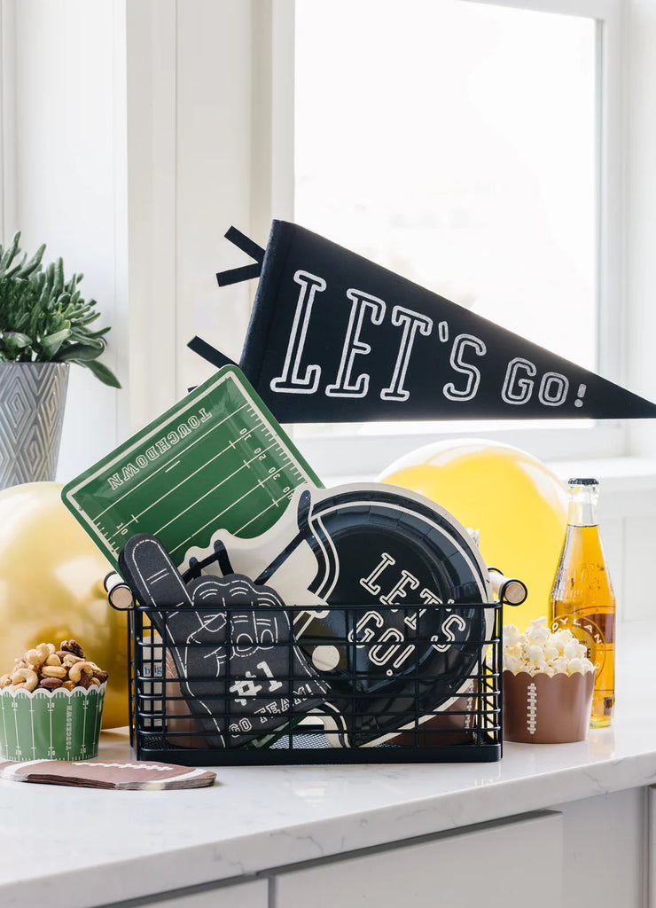 Football Helmet Paper Plate