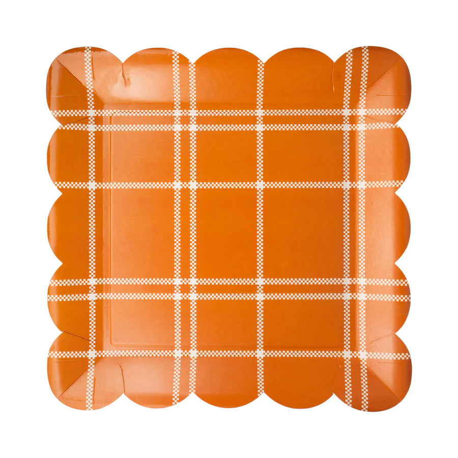 Rust Windowpane 10" Plate