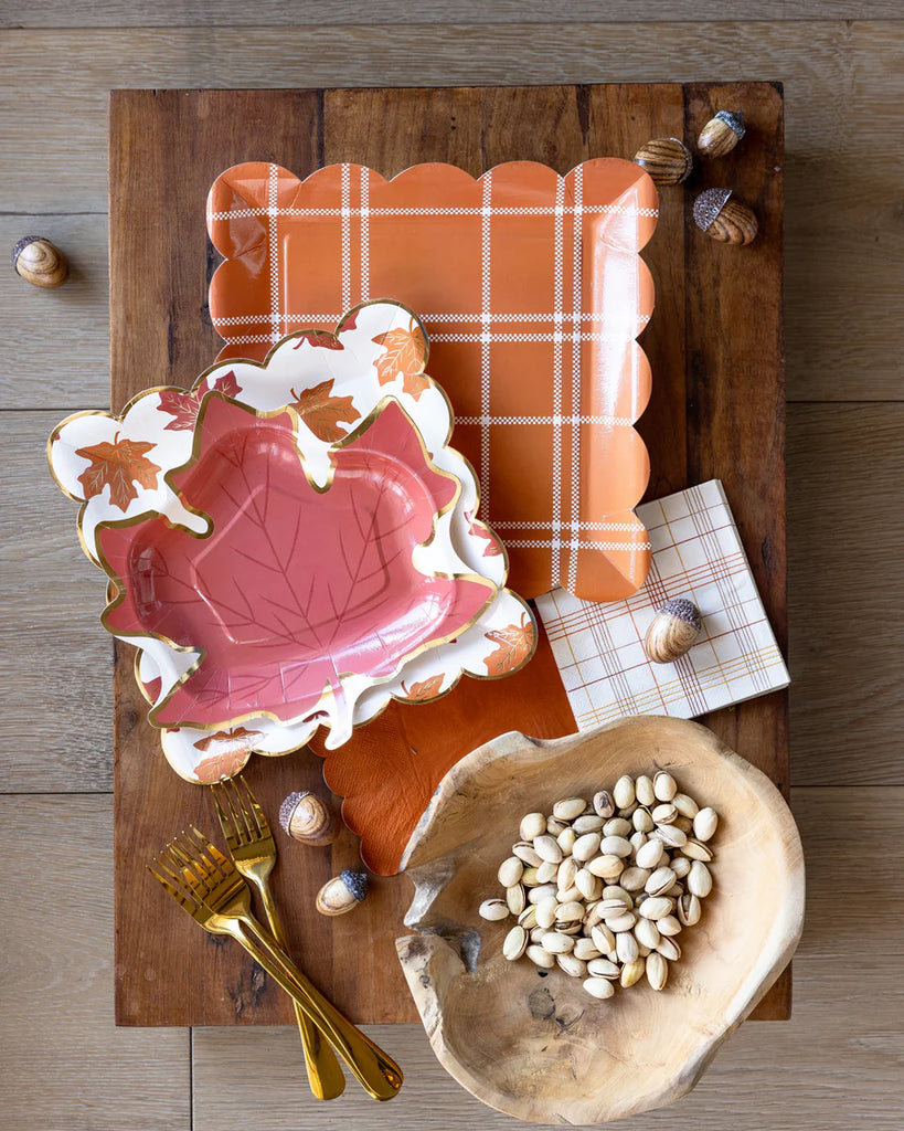 Rust Windowpane 10" Plate