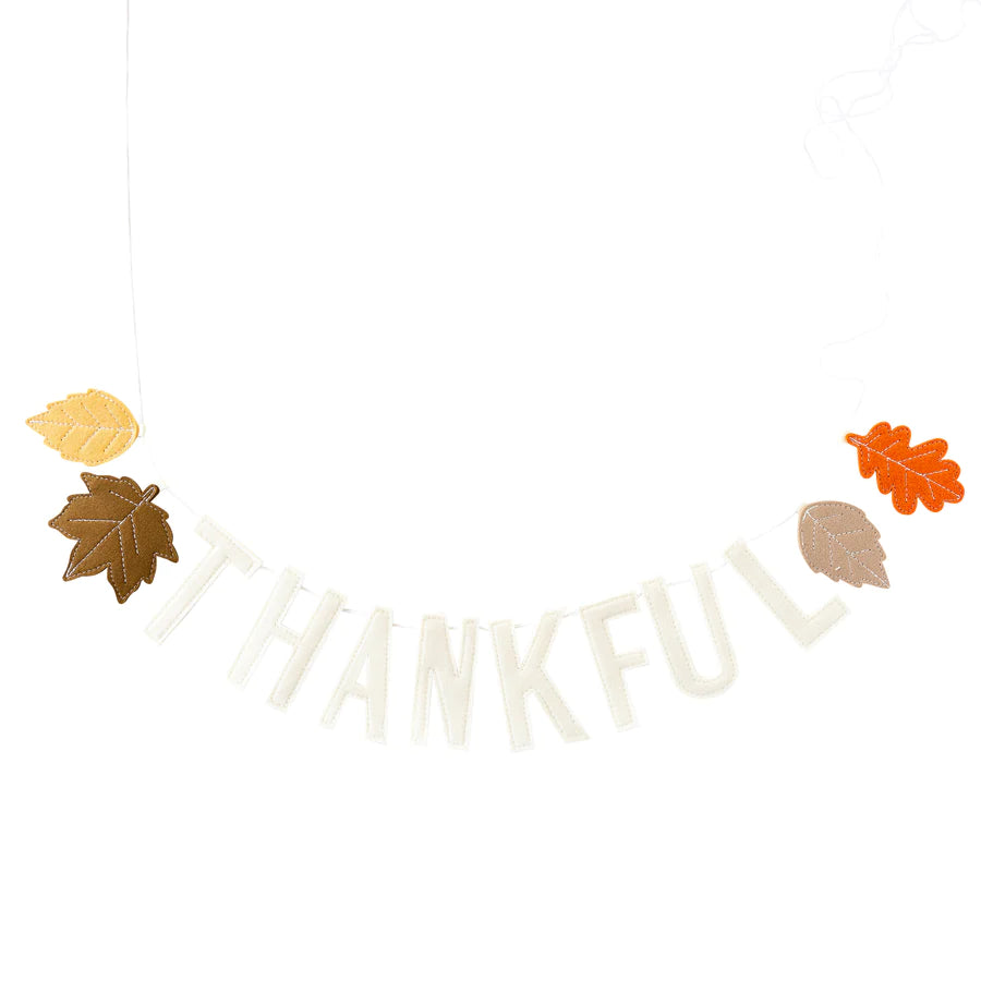 HARVEST THANKFUL FELT BANNER