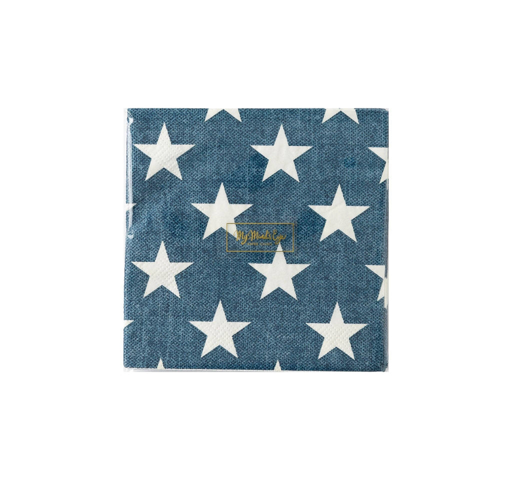 NAVY STAR COCKTAIL NAPKIN