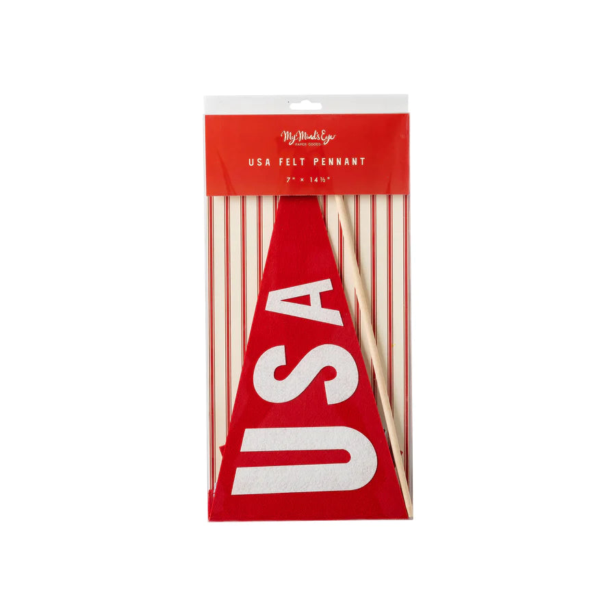 USA FELT PENNANT BANNER