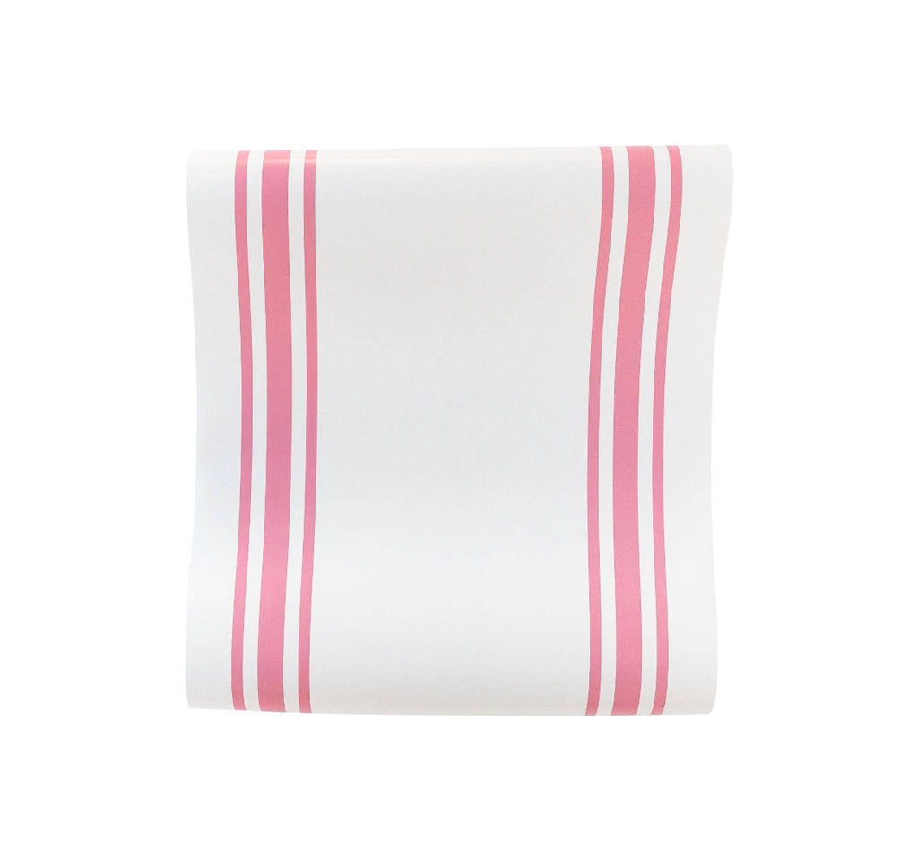 Pink Striped Table Runner