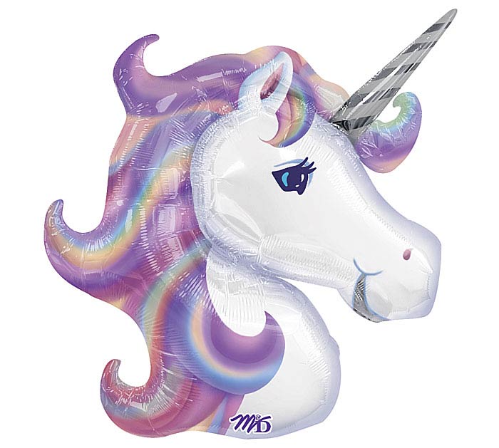 33" Pastel Unicorn Head
