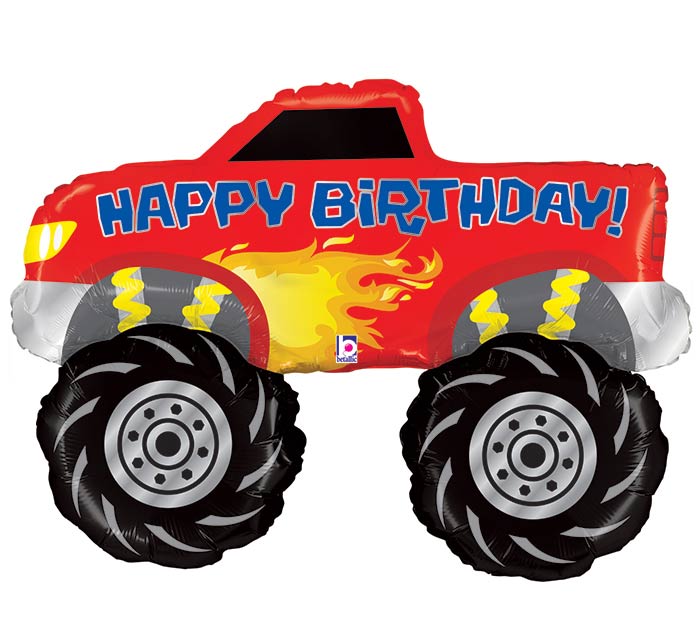 40" Happy Birthday Truck