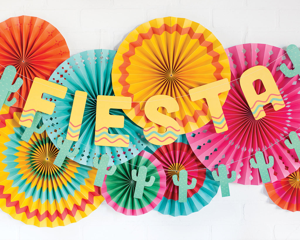 Fiesta Party Fans Fiesta Decorations, Fiesta Party Decorations, Bridal  Fiesta, Mexican Fiesta, Boho Bachelorette, Fiesta Party Supplies 
