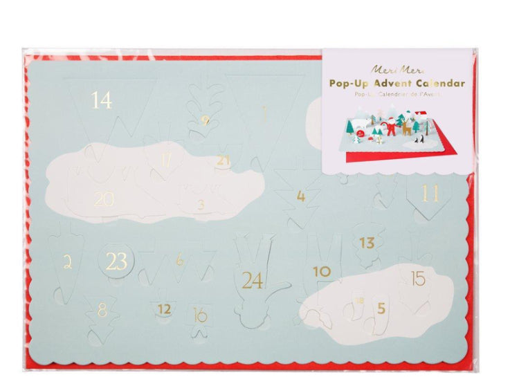 Santa Scene Pop Up Advent Calendar