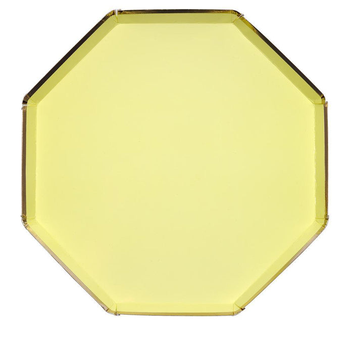 Pale Yellow Dinner Plates