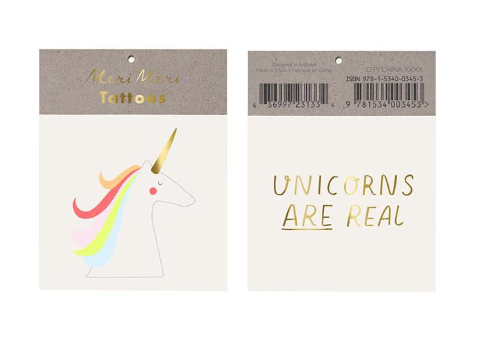 Unicorns are Real Tattoo