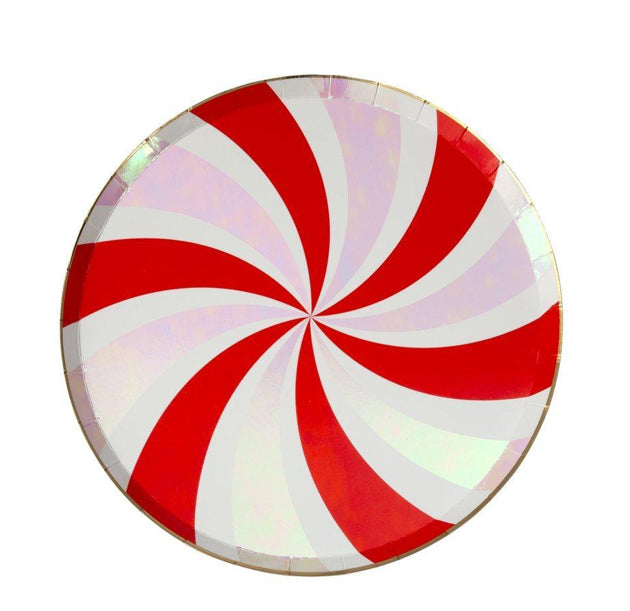 Peppermint Swirl Side Plates