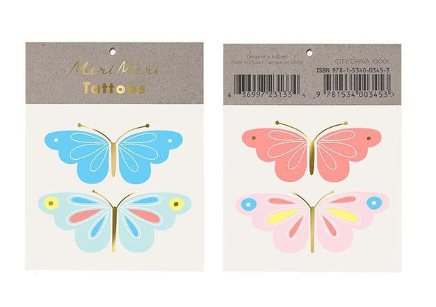 Neon Butterfly Tattoos