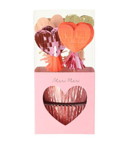 Pinata Hearts Cupcake Kit