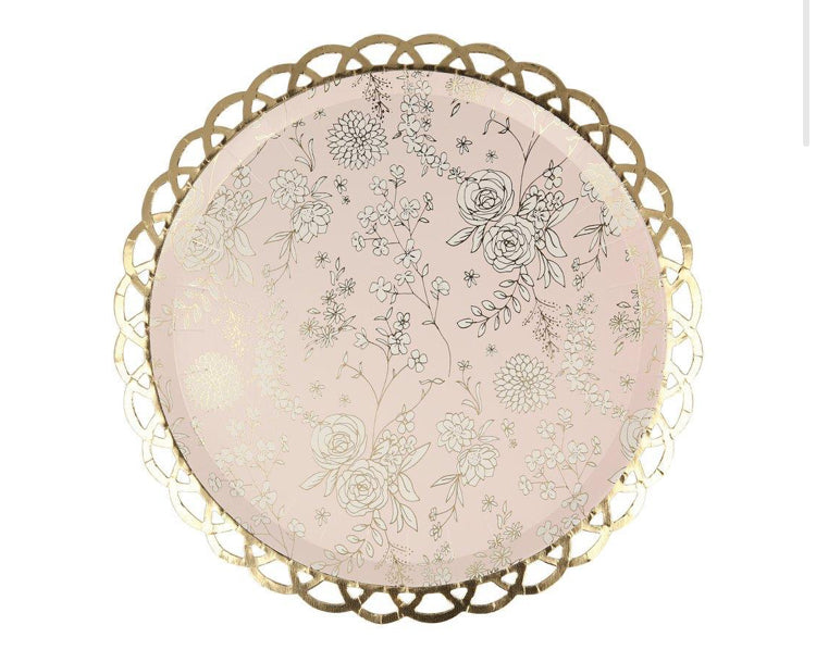 English Garden Lace Side Plates