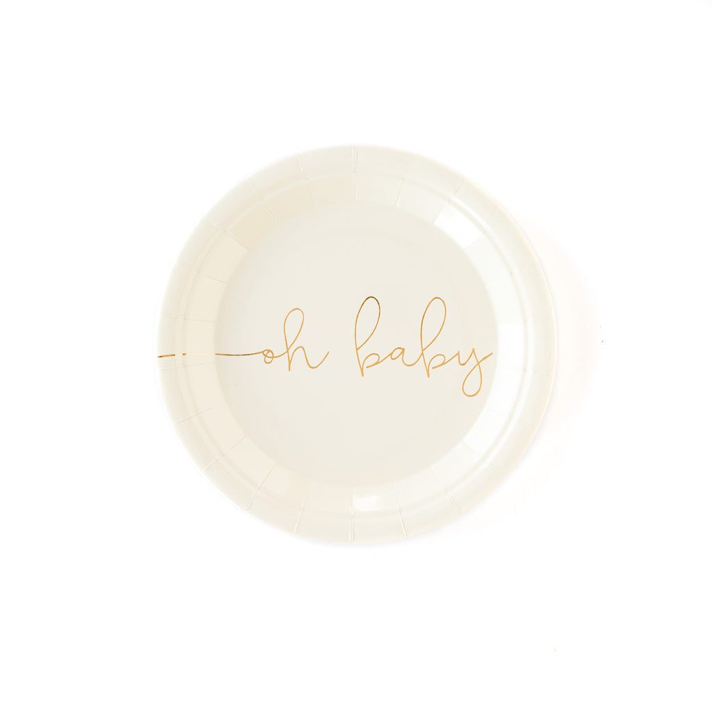 Oh Baby 7" Round Plate