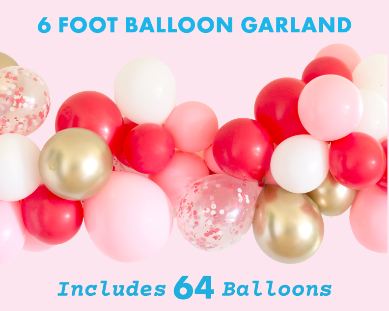 Candy Cane Balloon Garland