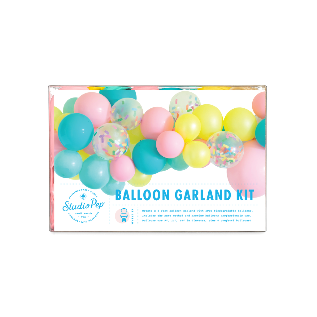 Ice Cream Balloon Garland