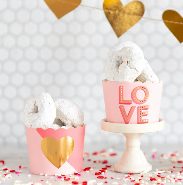Foiled Love Baking Cups