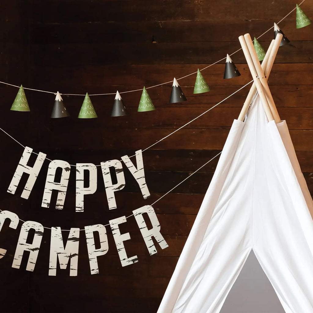 Adventure Happy Camper Banner