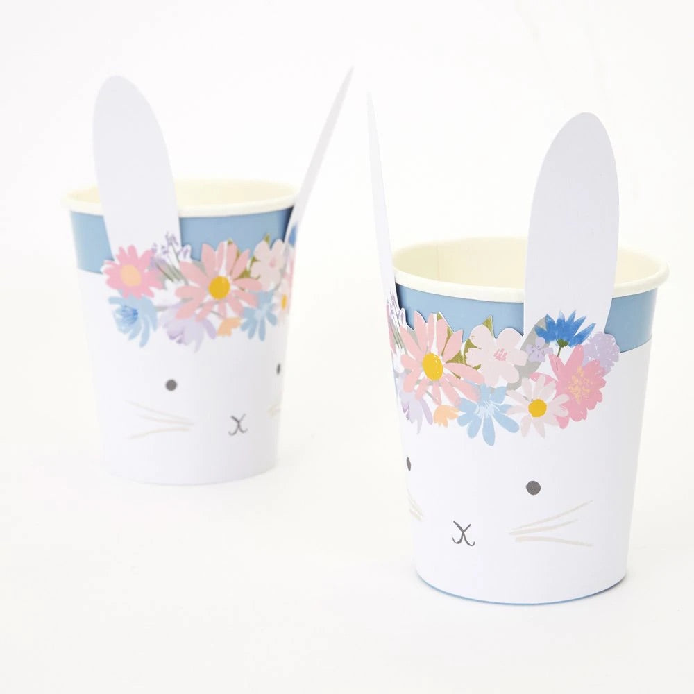 Spring Floral Bunny Cup