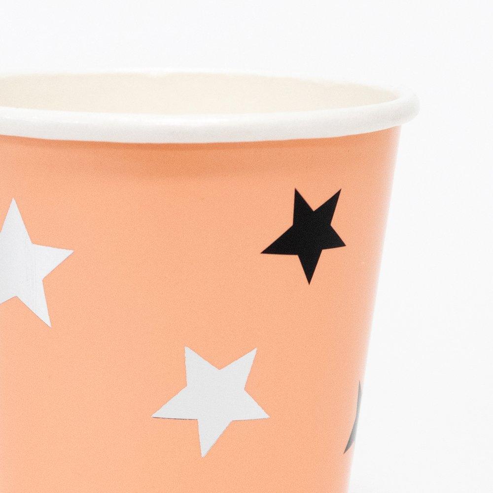 Pastel Halloween Star Pattern Cup