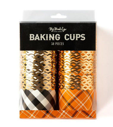 Fall Plaids Baking Cups