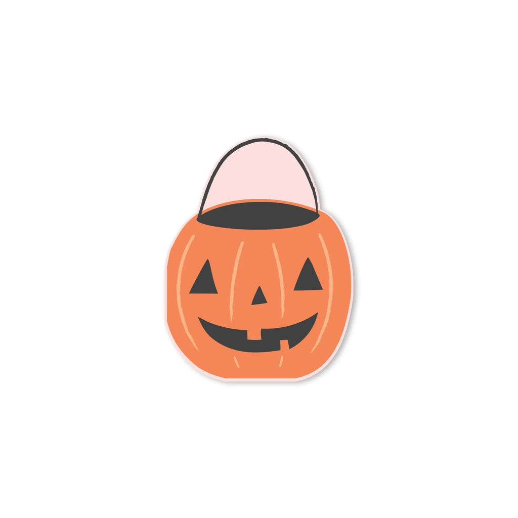 Trick or Treat Pumpkin Bucket Napkin