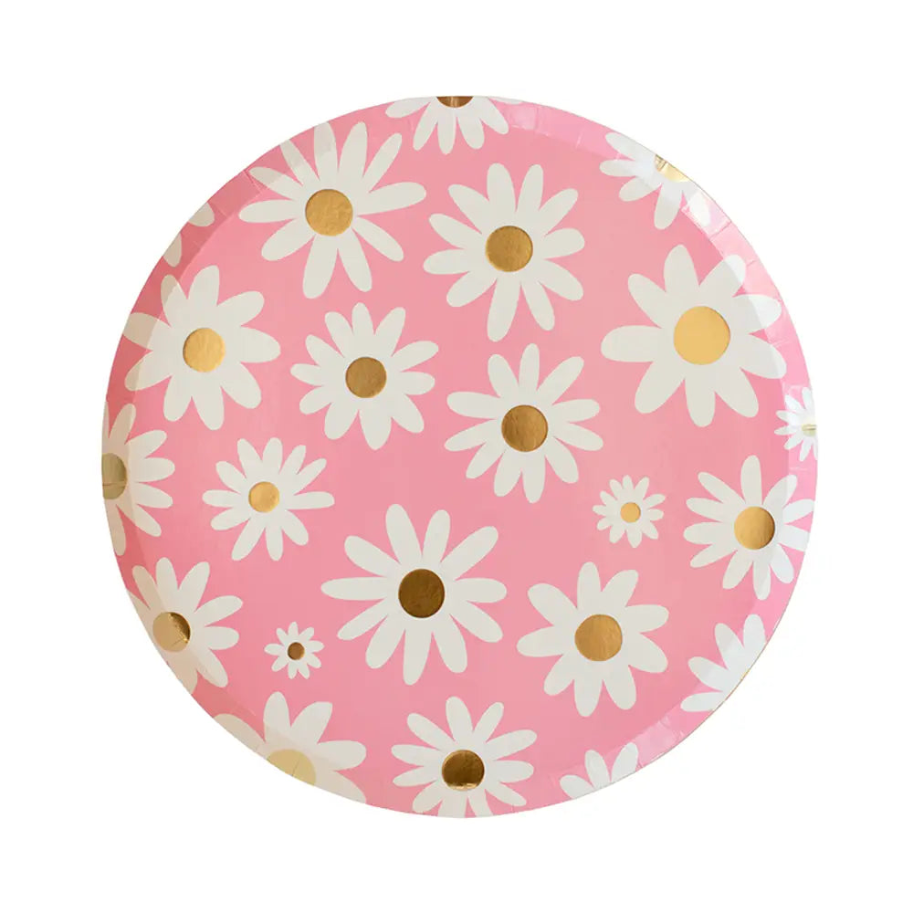 Peace & Love Daisy Dinner Plate