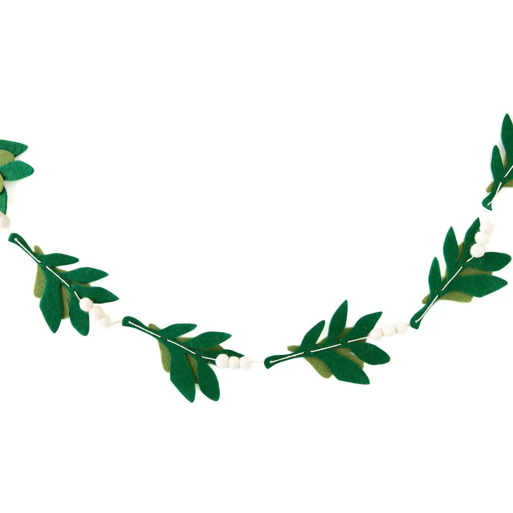 Felt Mistletoe Banner