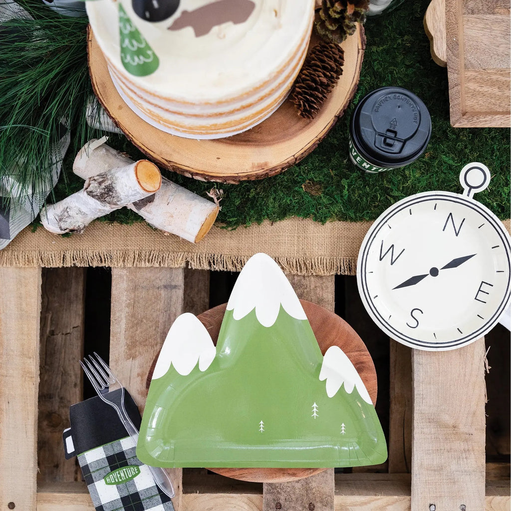 Adventure Mountain Shaped Plate