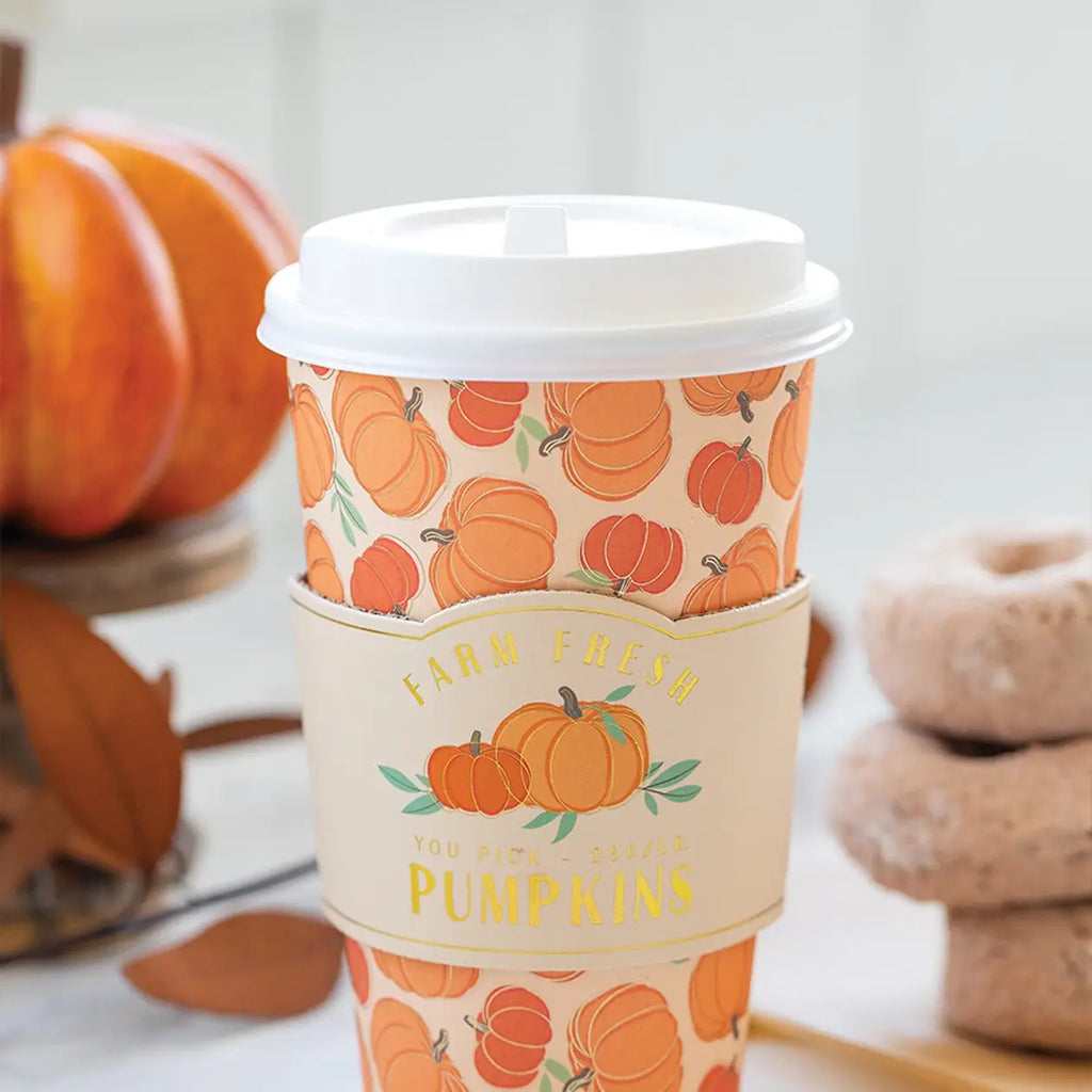 Scattered Pumpkins To Go Cups