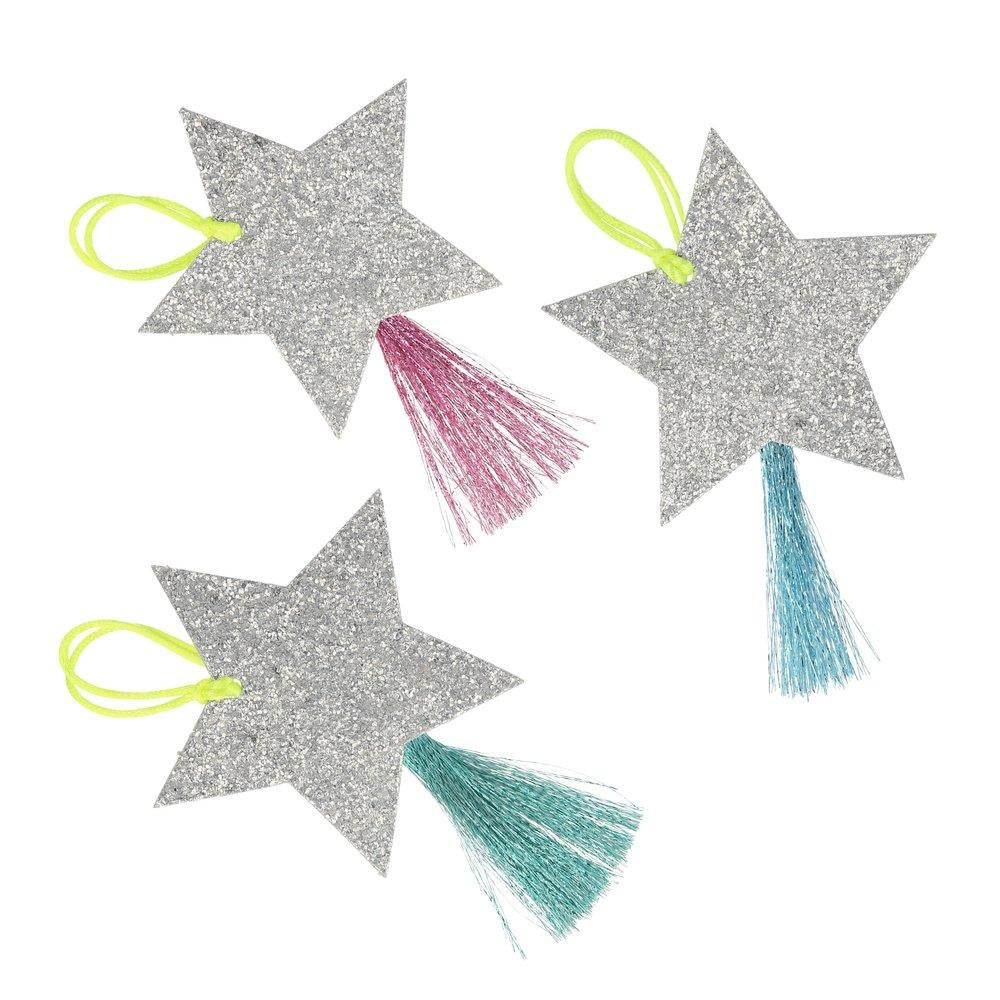Silver Sparkle Gift Tags