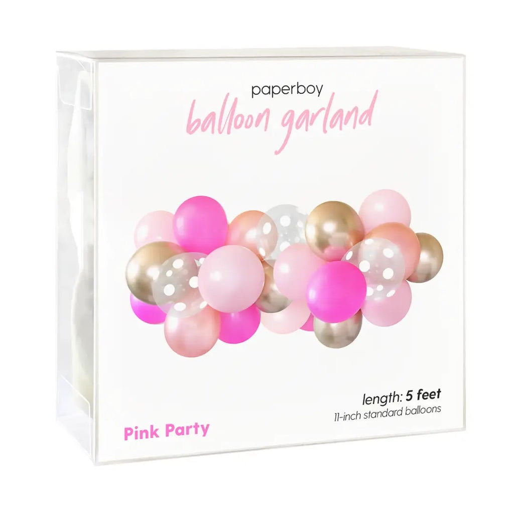 Pink Party Balloon Garland